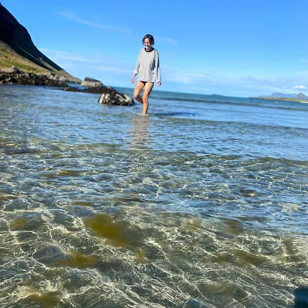 公寓 Nykmark-eco House Private Vestvagoy